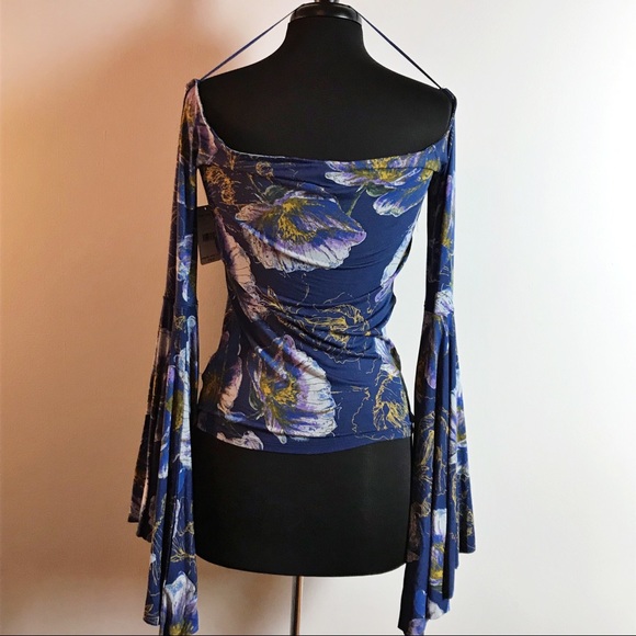 FREE PEOPLE Birds of Paradise Off Shoulder Top - Picture 5 of 7